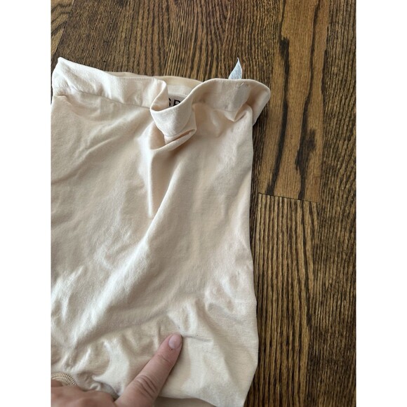 SPANXsculpt Seamless PowerHigh-Waisted Mid-Thigh Short Nude Sz Large Shapewear - Picture 9 of 12